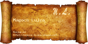 Magocs Lujza névjegykártya